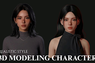 create realistic 3d characters for games and animation