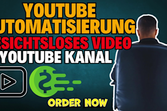 machen sie youtube automatisierung, gesichtsloses video