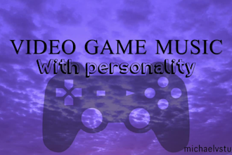 write a quirky video game soundtrack with personality