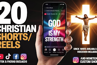 create christian quotes, bible reels motivational video for youtube short tiktok