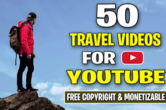create travel video editing for youtube channel