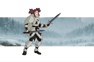 create spine 2d animation for a character