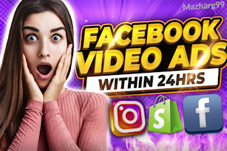 create viral tiktok, facebook video ads for dropshipping products