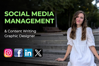 your social media marketing manager and content creator