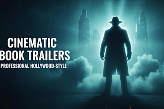 create cinematic book trailer video