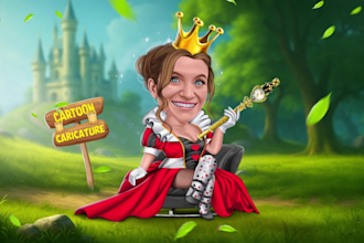 draw cartoon caricature from your photo