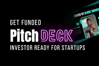 design investor pitch deck that gets you funded