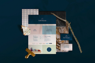 design a minimalist logo social media kit and branding