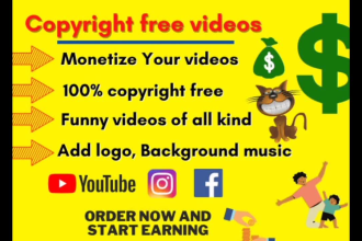 create monetizable pet compilation,funny animal video for youtube within 24 hour