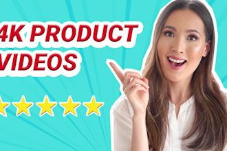 create a 4k commercial product video