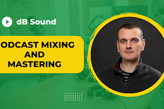 professionally edit, mix, master, and enhance your podcast