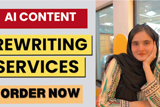 rewrite content humanize ai content and edit chatgpt content