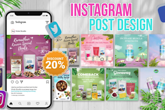 design social media post facebook post instagram post ads