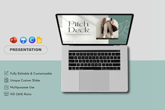 create powerpoint, canva, google slides or keynote presentation