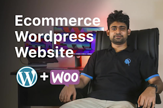 build wordpress ecommerce website with woocommerce