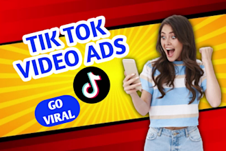 create viral tik tok video ads and ugc tik tok ads