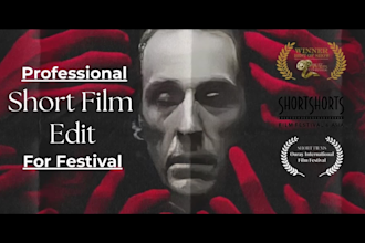 edit horror short films, fiction films for festival