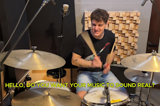 grabaré las baterias de tus canciones