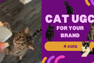 create pet ugc videos for your pet brand or product