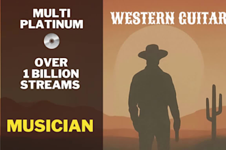 record awesome western morricone electric guitar