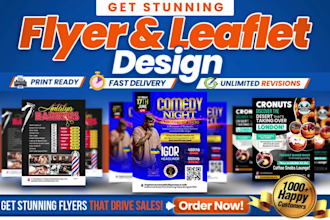 design flyers, posters, leaflets for your business