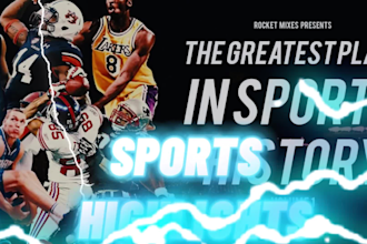 make sports highlights of nba, football, nhl youtube videos