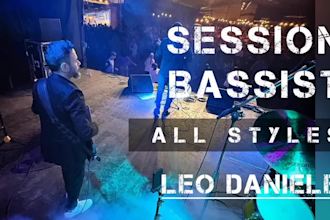 be your session bassist and record bass, in any style