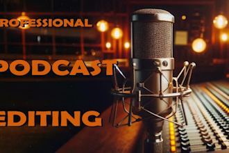 edit and mix the audio for your podcast