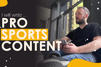 create sports reports and analyses