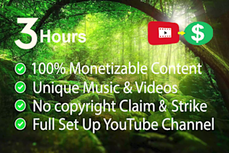 create 30 unique meditation, relax, yoga, sleep, chakra 4k music videos