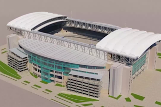 make 3d stadium animation, 3d stadium model, 3d walkthrough, 3d renders, 3d gym