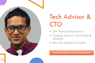 be your tech advisor or cto building scalable ai apps with best stack and UX
