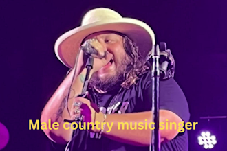 be your professional male country music singer and songwriter