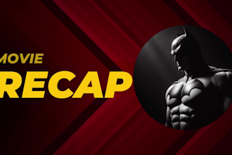 professional copyright free movie recap  high quality editing for your channel