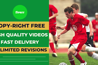 create monetizable and copyright free football videos for youtube
