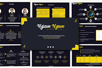 design marketing deck real estate or consulting deck