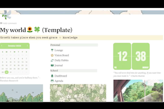 build you a custom and effective student notion template