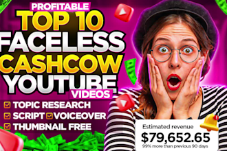 automated faceless youtube channel, and create faceless video