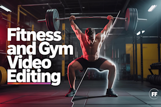create professional gym, fitness, and sports promo video