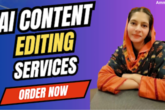do ai proofreading humanize ai content and edit chatgpt ai content