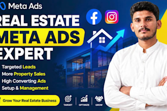 setup real estate facebook ads campaign and qualified leads