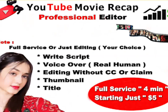 do money making movie recaps or summary without copywrite strikes