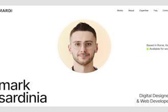 design a professional wix business portfolio website