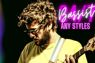 be your session bass player for pop, funk, soul, afro