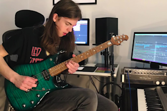 be your guitarist and record guitar solo tracks