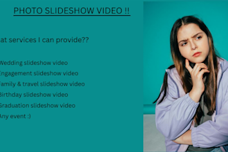 make a dynamic photo slideshow video up to 300 images