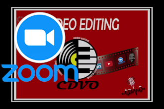 edit your zoom video for youtube and other social media
