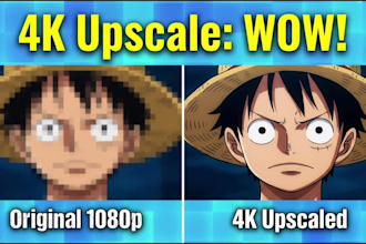 upscale, restore, and enhance your video to 2k, 4k, 8k and 60fps