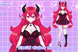 do live2d rigging live 2d vtuber model animation physics vtube studio setup vrms