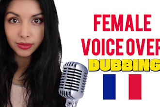 record a french voiceover to bring your characters to life
